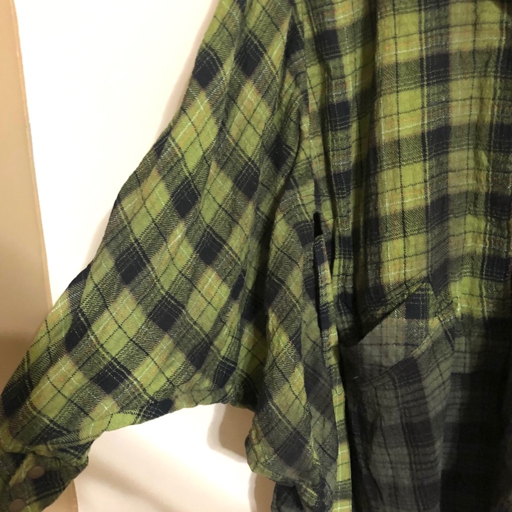 Free People We the Free You Wish Flannel Ombre - Picture 6 of 7